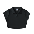 Collared Crop Top